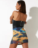 image of Haran Mini Skirt in Heat Map