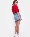 Oversize Basic Tee in Heartbreaker Club Red