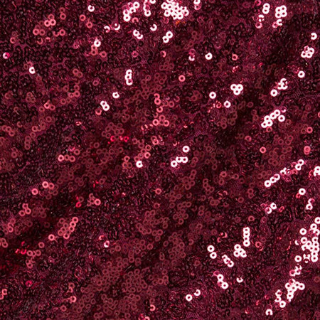 Helena Mini Skirt in Mini Sequin Burgundy