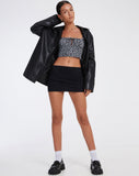 Image of Hema Crop Top in Ditsy Rose Black