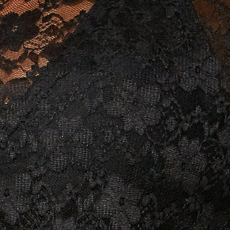 Henlo Cardi in Black Lace Small Flower Black