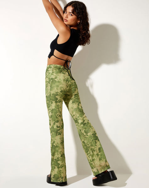 Image of Heny Flare Trouser in Blurred Floral