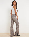 image of Heny Printed Trousers in Sandstorm Tonal Print