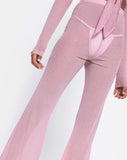 Herlom Trouser in Crystal Net Rose