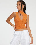 image of Herti Top in Mixed Animal Flock Orange