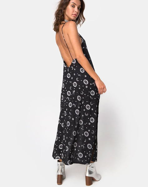 Hime Maxi Dress in Small Celestial Black  X Princess Polly