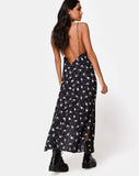 Hime Maxi Dress in Dark Tulip