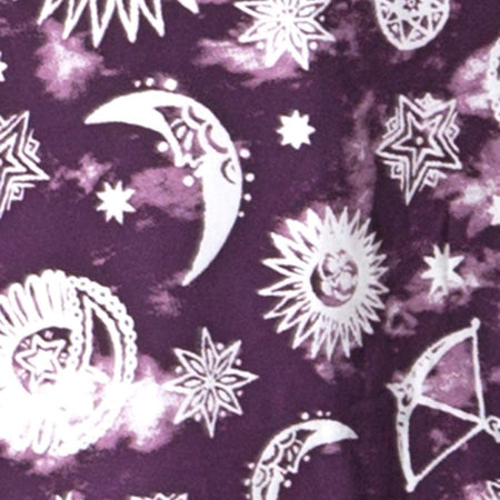 Hime Maxi Dress in Purple Zodiac