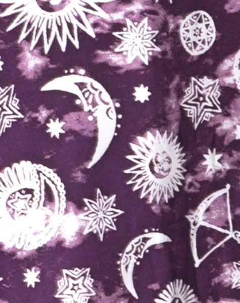 Hime Maxi Dress in Purple Zodiac