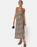 Hime Maxi Dress in Rar Leopard