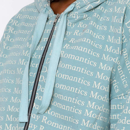 Hollack Hoody in Modern Day Romantics Seafoam