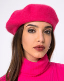 Wool Beret in Pink