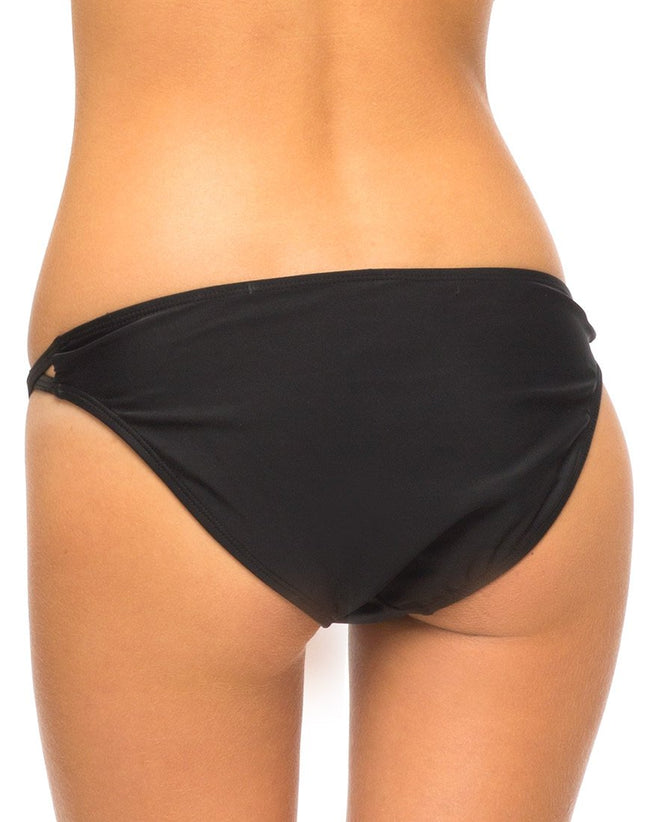 Ice Cut Out Bikini Bottom in Black