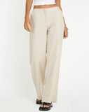 image of Idama Wide Leg Trouser in Ecru