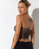 image of Iggy Crop Top in Photo Brown