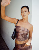 image of Iggy Crop Top in Photo Brown