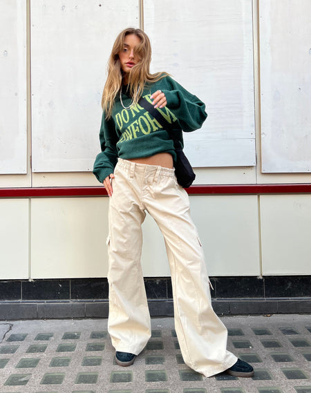 Motel x Olivia Neill Phil Trouser in Parachute Ivory