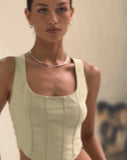 Image of Wima Corset Top in Beige