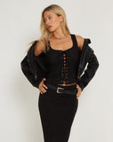 image of Inga Corset Top in Black