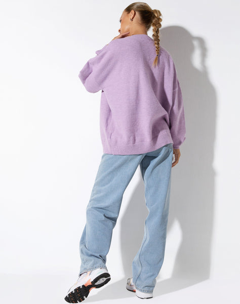 IMAGE OF Jamin Jumper in Knit Lilac See Ya