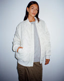 image of Jandi Jacket in Quilted Ecru