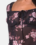 Janina Top in Dusky Rose