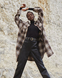 Image of Maxiella Shirt in Brown Check