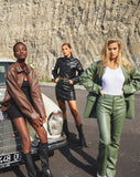 Image of Saken Blazer in Pu Green