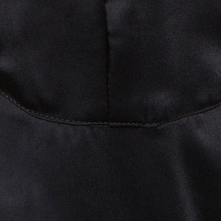 Jasher Slip Dress in Satin Black