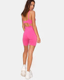 Jaso Unitard in 80's Pink