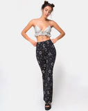 Jeevan Trouser in Small Celestial Black  X Princess Polly