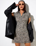 Image of Jeeves T-Shirt Dress in Spring Fling Floral Black