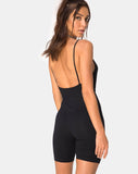 Jepu Unitard in Black