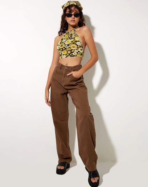 Image of Jica Crop Top in Retro Floral