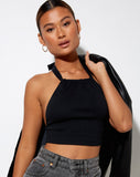 Image of Jica Crop Top in Black