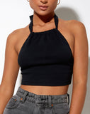 Image of Jica Crop Top in Black