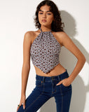 Image of Jida Crop Top in Retro Tile