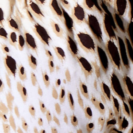 Jiha Crop Top in Sand Leopard