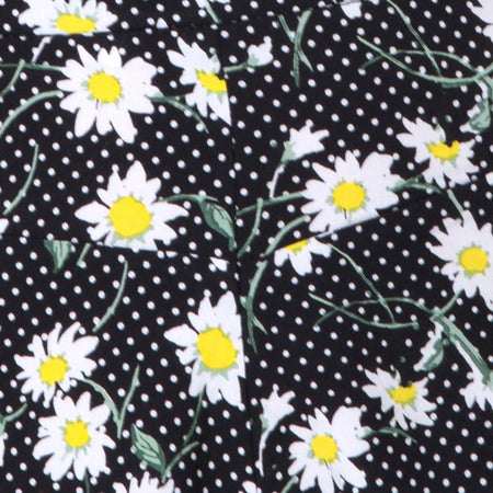 Jiro Short in Polka Daisy Black