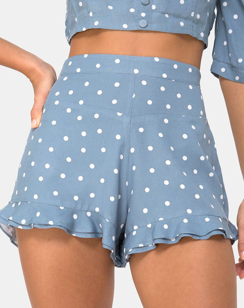 Jiro Short in Skater Polka Blue