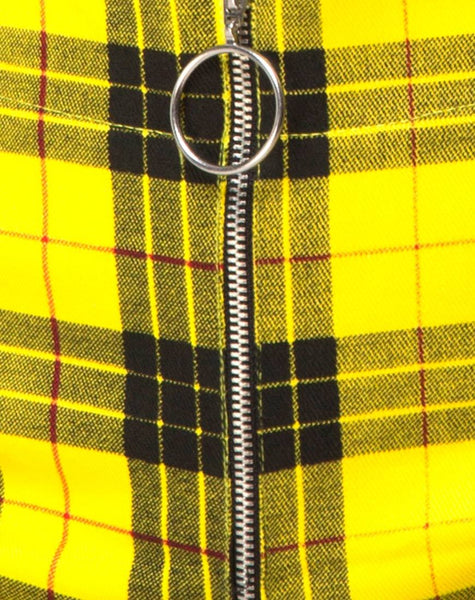 Jolim Tapered Trouser in Winter Plaid Yellow