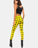 Jolim Tapered Trouser in Winter Plaid Yellow