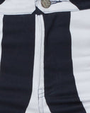 Jordan Jean in Motel Stripe Black and White