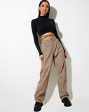 Image of Jorja Crop Top in Rib Black