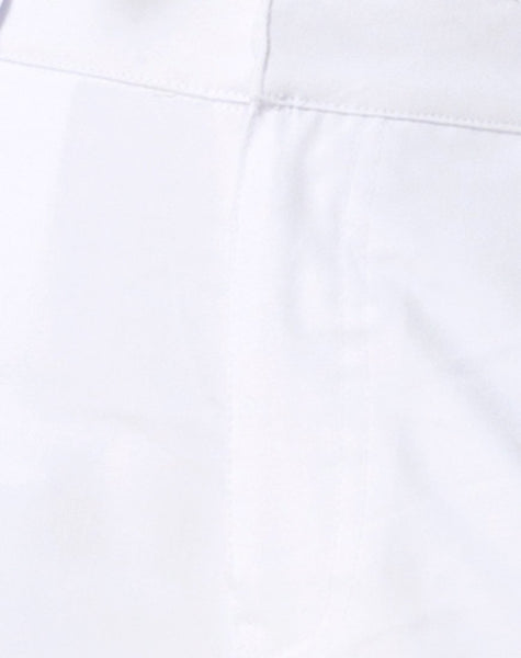 Jubie Cargo Trouser in White Drill