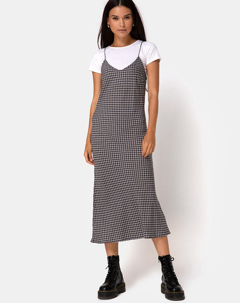 Image of Juvina Dress in Check It Out Black