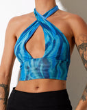 Image of Kaiya Crop Top in Tropical Rave