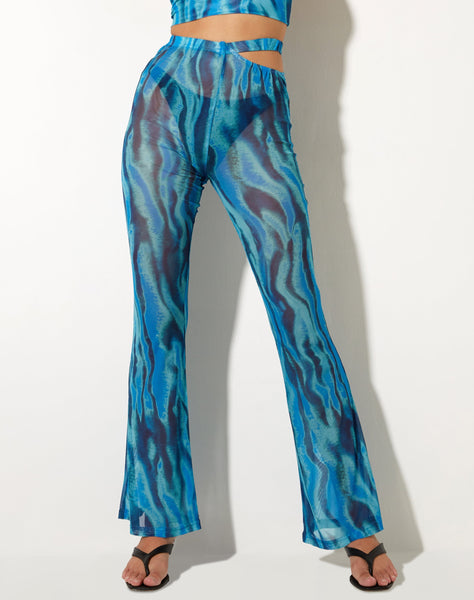 Image of Zola Flare Trouser in Tropical Rave