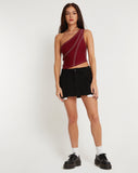 Image of Kamaida Crop Top in Tailoring Redwood