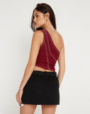 Image of Kamaida Crop Top in Tailoring Redwood